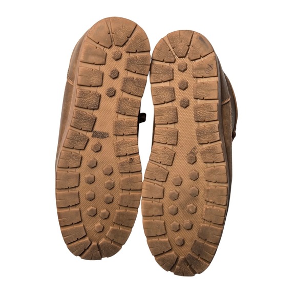 Lugz Men's Chukka Boots Brown Faux Leather Lace Up Ankle Boots Size 13 - Picture 7 of 13